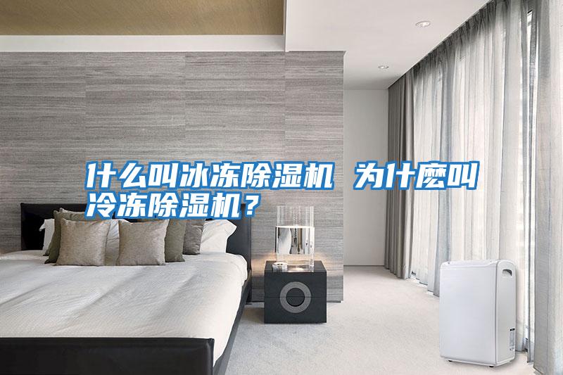 什么叫冰凍除濕機 為什麼叫冷凍除濕機？