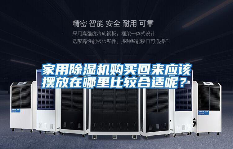 家用除濕機購買回來應該擺放在哪里比較合適呢？