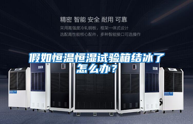 假如恒溫恒濕試驗箱結冰了怎么辦？