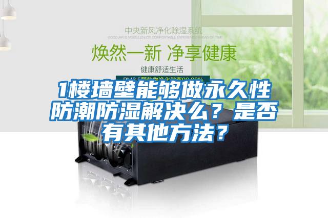 1樓墻壁能夠做永久性防潮防濕解決么？是否有其他方法？