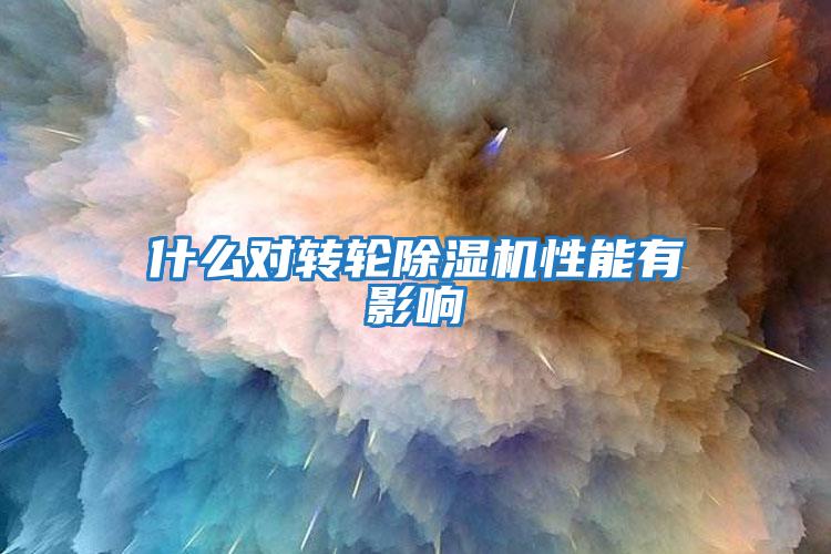 什么對轉輪除濕機性能有影響