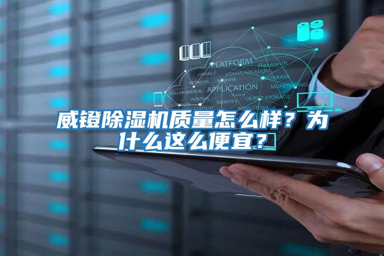 威鐙除濕機質量怎么樣？為什么這么便宜？