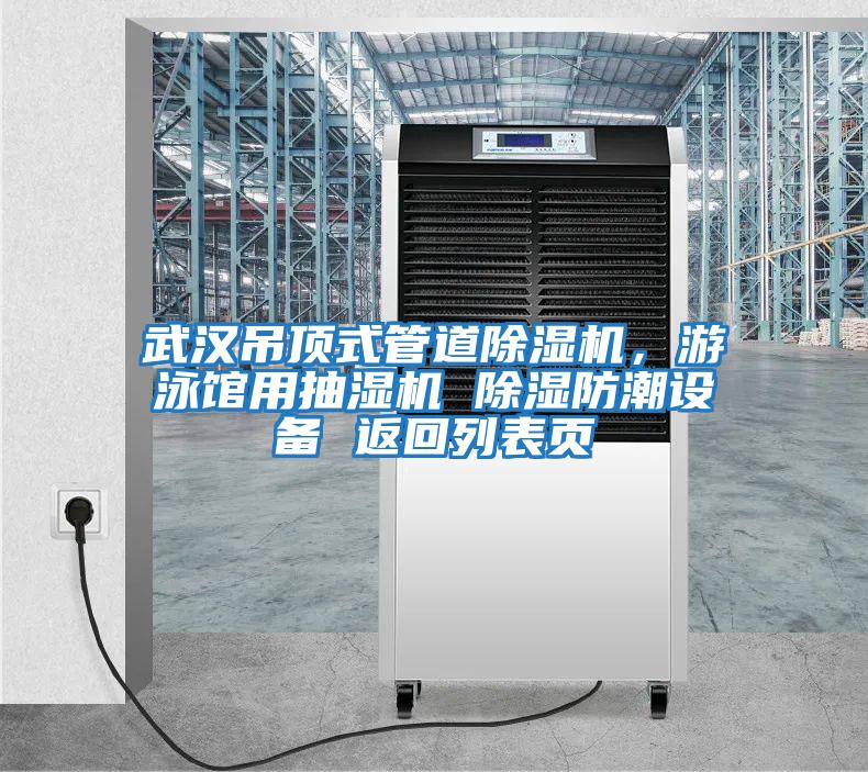 武漢吊頂式管道除濕機，游泳館用抽濕機 除濕防潮設備 返回列表頁