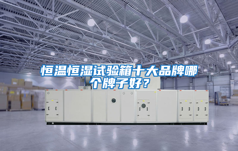 恒溫恒濕試驗箱十大品牌哪個牌子好？