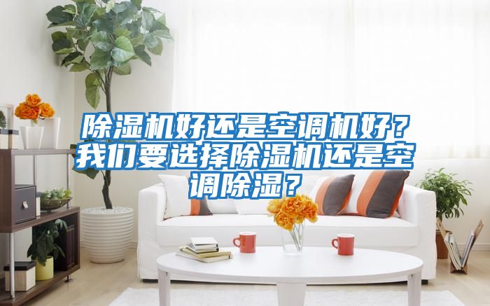 除濕機好還是空調機好？我們要選擇除濕機還是空調除濕？