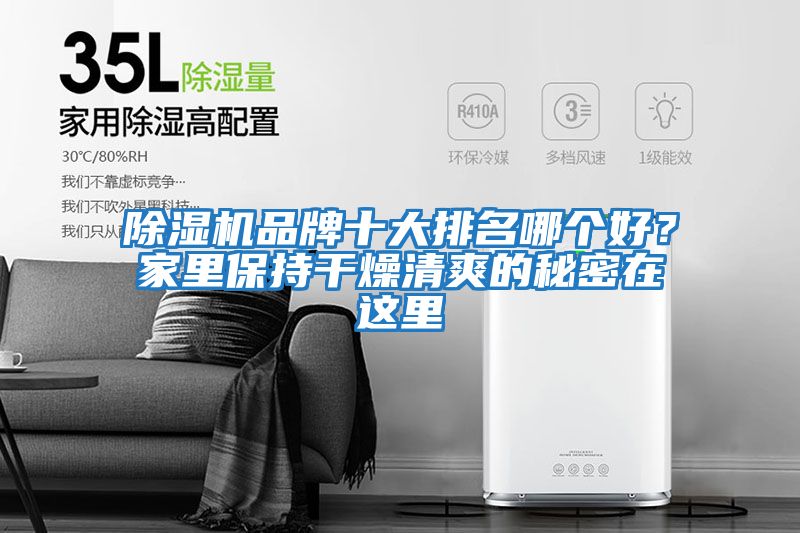 除濕機品牌十大排名哪個好？家里保持干燥清爽的秘密在這里