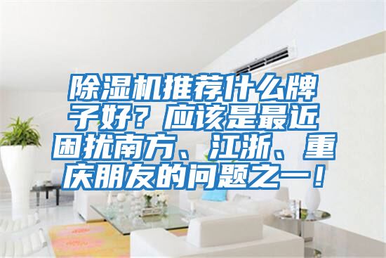 除濕機(jī)推薦什么牌子好？應(yīng)該是最近困擾南方、江浙、重慶朋友的問(wèn)題之一！